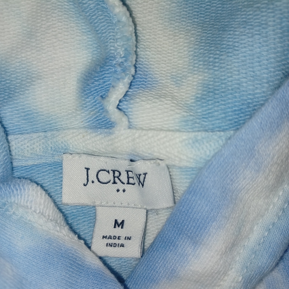 J. Crew Tie Dye Hoodie Sweatshirt Women's Size Medium - Picture 4 of 7